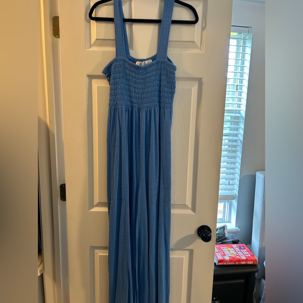 Free people homecoming jumper in royal blue; L ; $40
